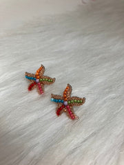 Rainbow Starfish Oorbellen