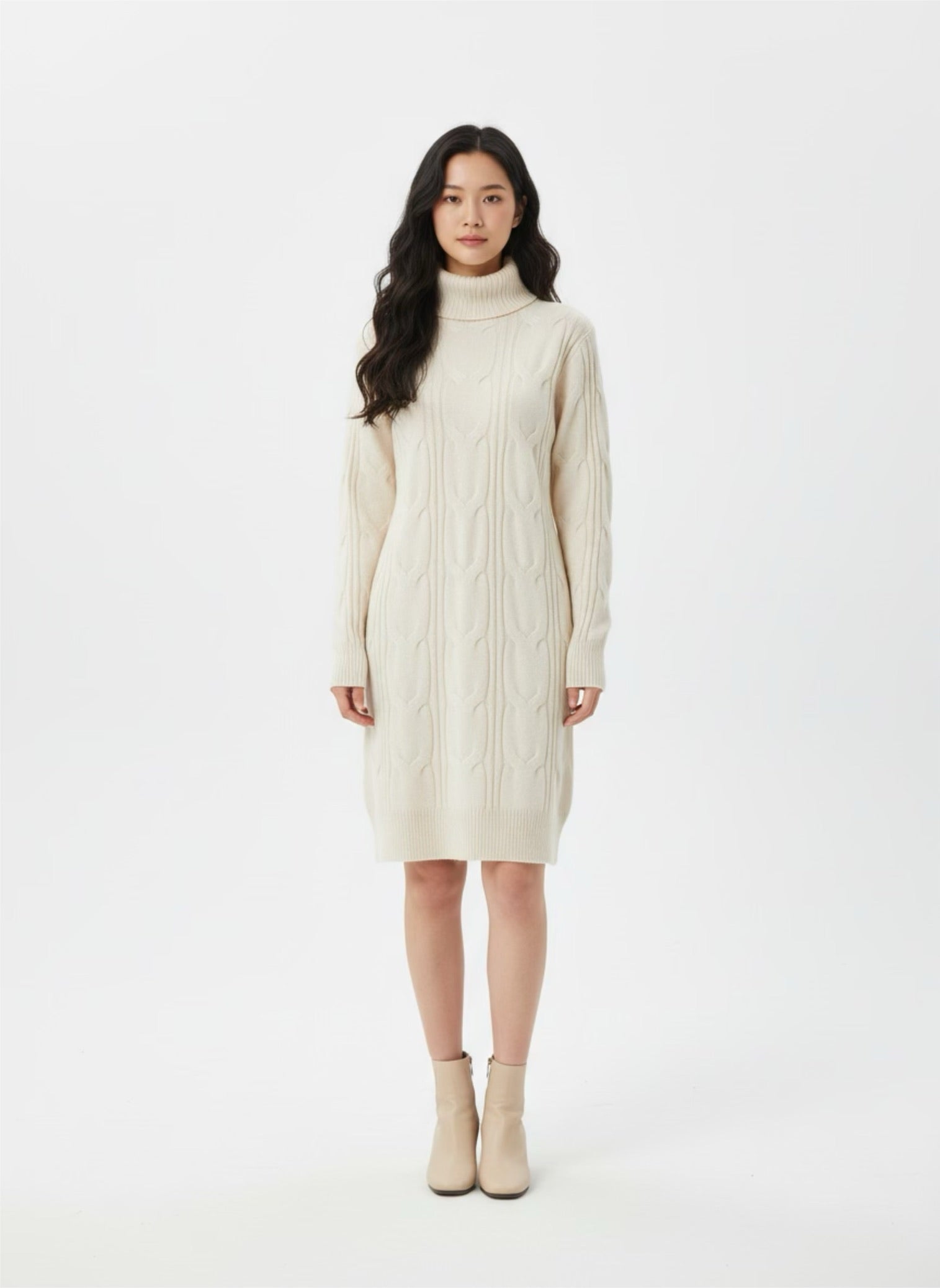 Sweater dress Cable