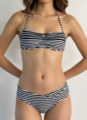 Roxy Sweetheart Damesbikini met Logoprint en Strepen – Outlet