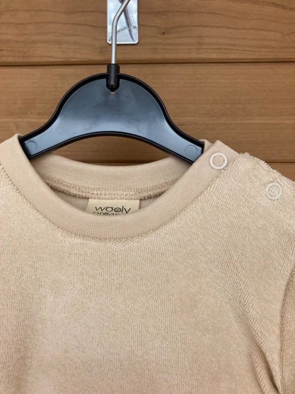 Terry sweater and pants smoke beige