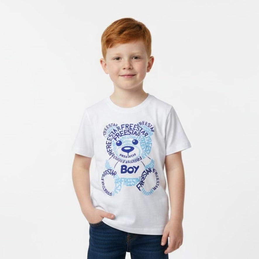 T-shirt beer blauw