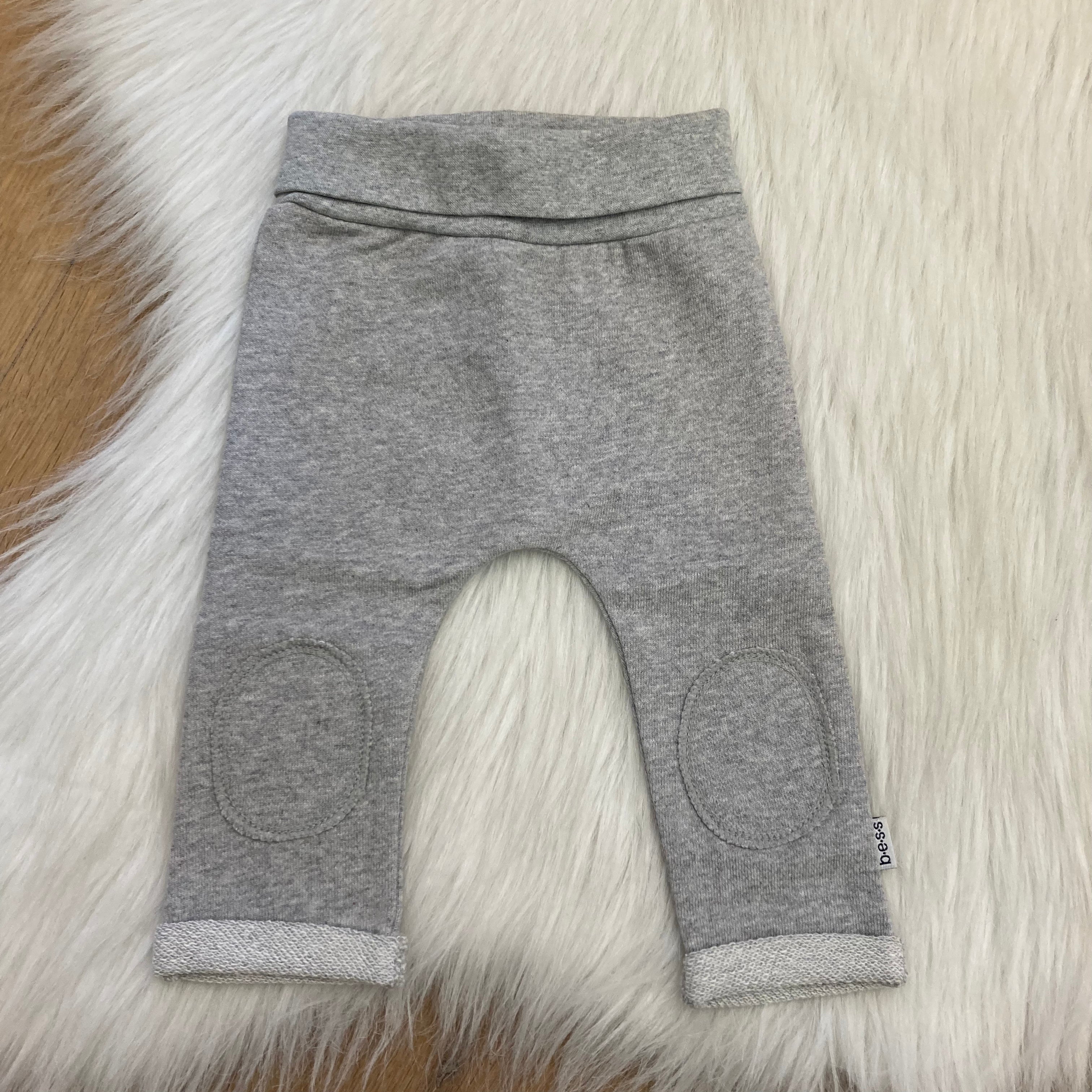 Jersey pants grey melange