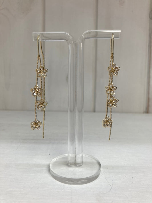 Boucles d'oreilles pendantes Golden Daisy