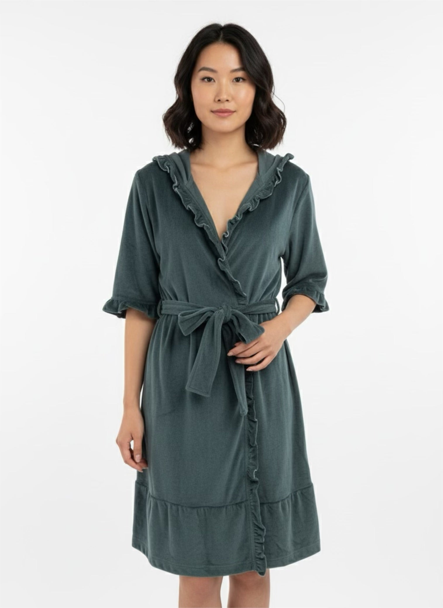 Khaki bird Robe