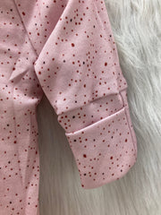 Wooly Baby Pyjama Roze met Stippen – 100% Katoen