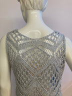 Sofie gehaakt vestje zilver