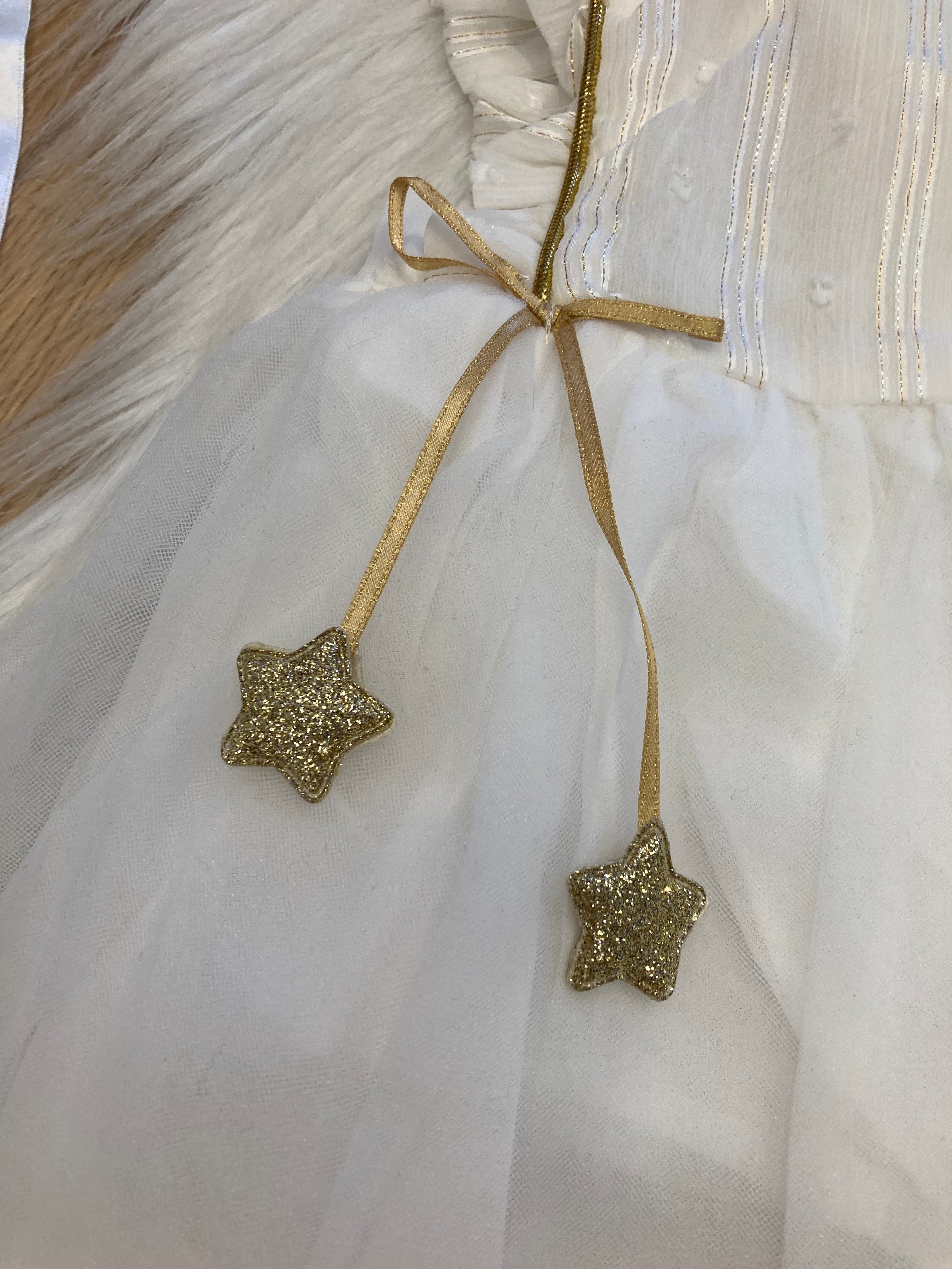 Baby sprookjesjurk wit