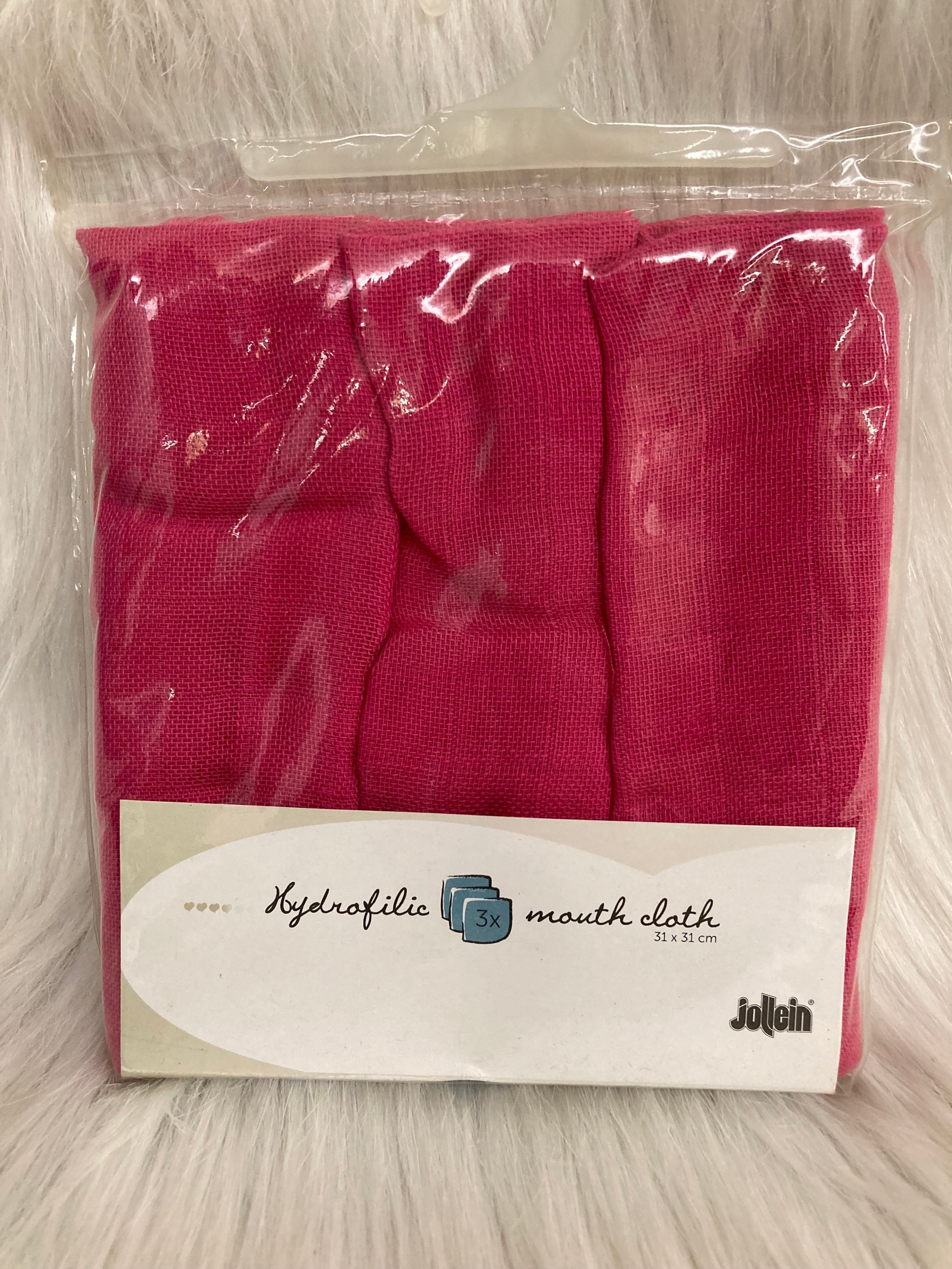 Hydrofiel monddoekje fushia