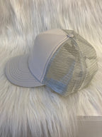 Truckercap lichtgrijs