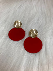 Valentina Rouge Statement Oorbellen