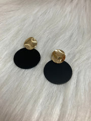 Noir Luxe Statement Oorbellen