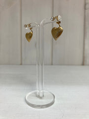 Golden Heart Luxe Oorbellen – Gehamerd Hart Goud