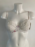 Flower underwire bra