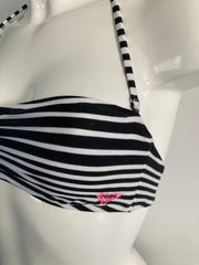 Roxy Sweetheart Damesbikini met Logoprint en Strepen – Outlet