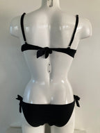 Push up bikini sexkiss black glitter