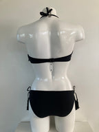Bikini bandeau franjes