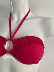 Esprit Fuchsia Bandeau Bikini en Strikbroekje Dames