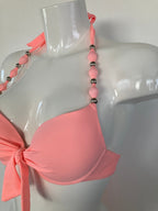 Push up bikini coraal