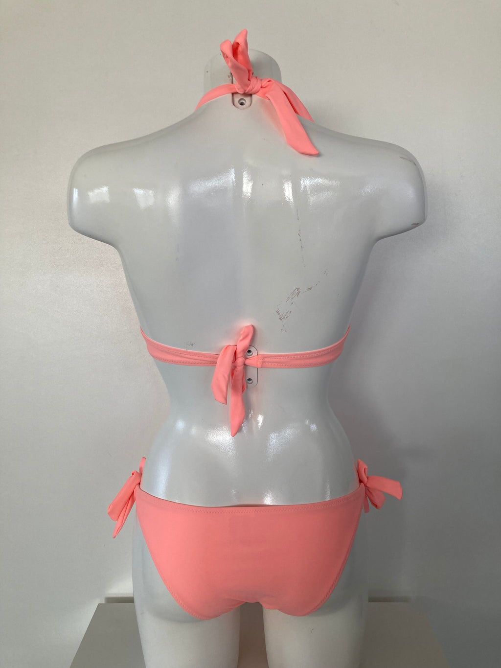 Push up bikini coraal