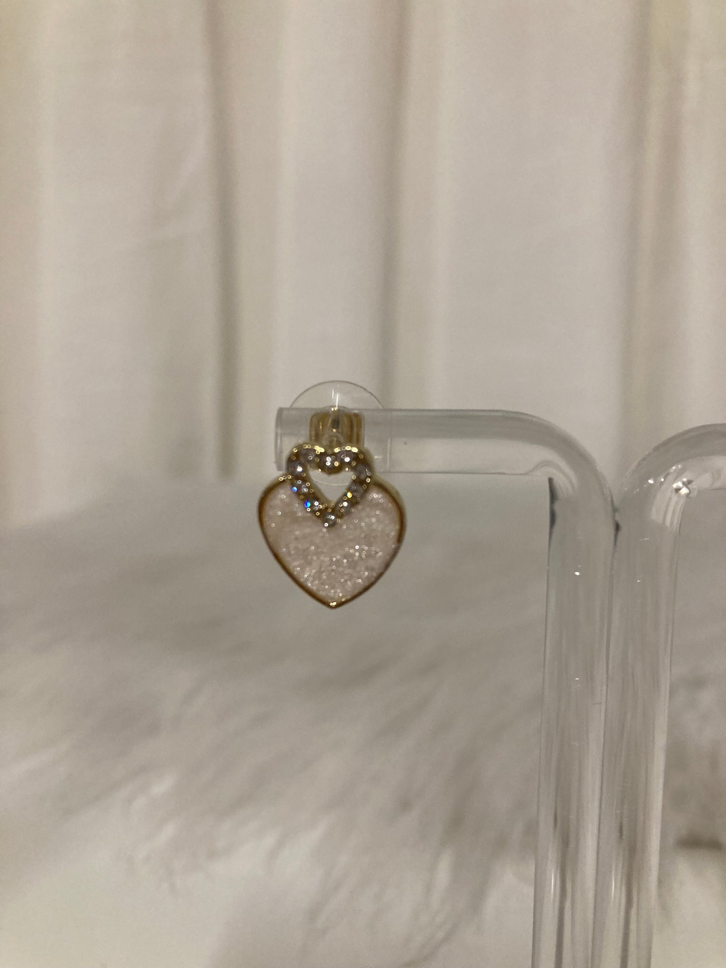 Eternal Love Oorstuds – Dubbel Hart Goud
