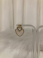 Eternal Love Oorstuds – Dubbel Hart Goud