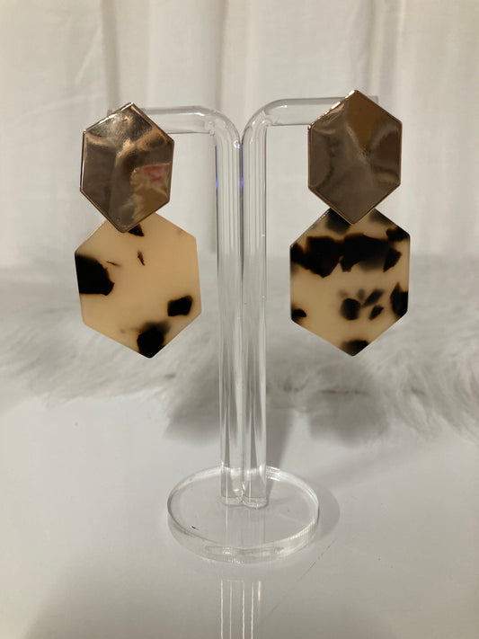 Boucles d'oreilles Savannah Chic – Boucles d'oreilles tortue géométriques