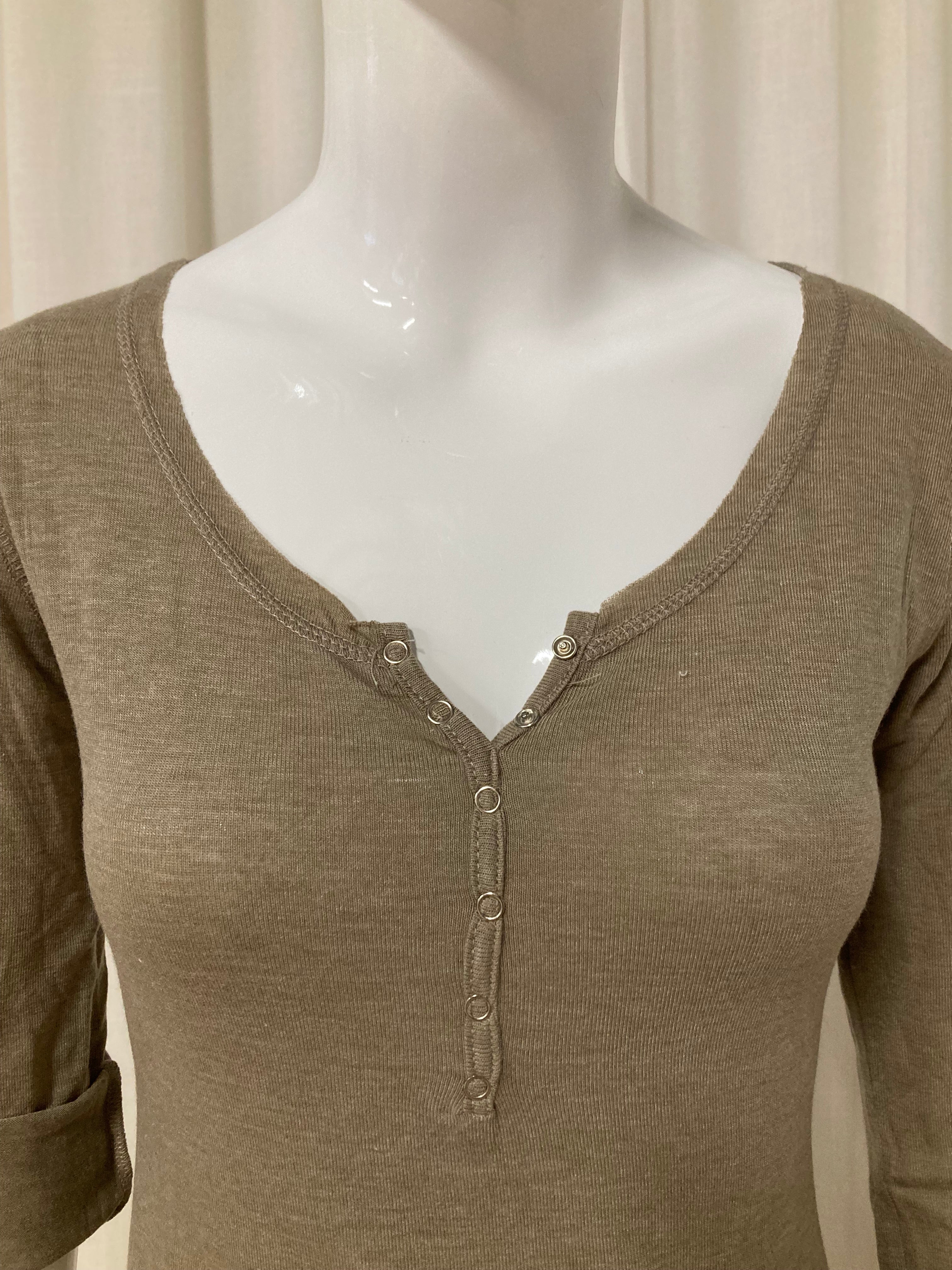 T-shirt longsleeve Anna Taupe