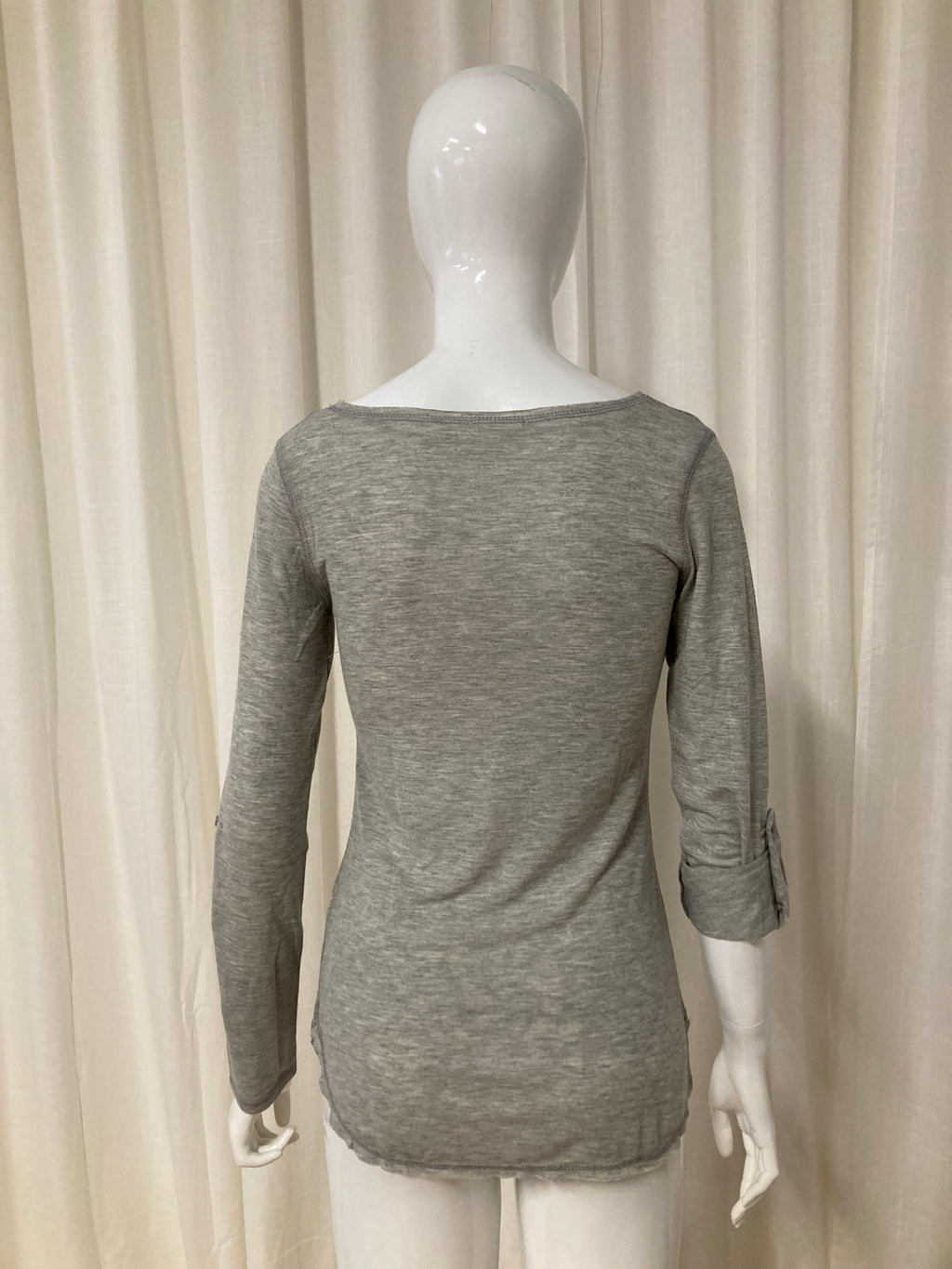 T-shirt longsleeve Anna grijs