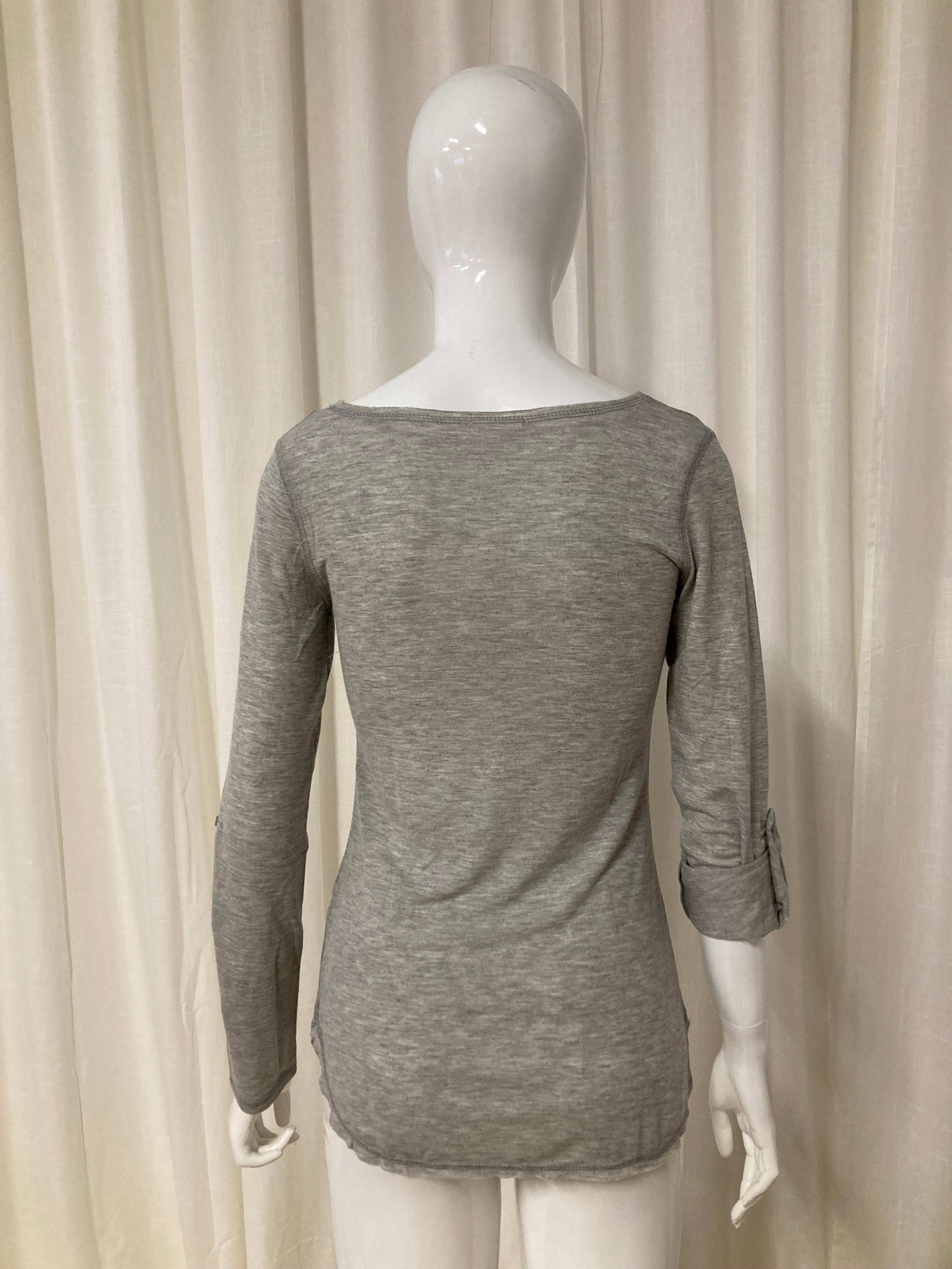 T-shirt longsleeve Anna grijs