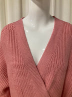 Cardigan Wrapped Long Pink One size