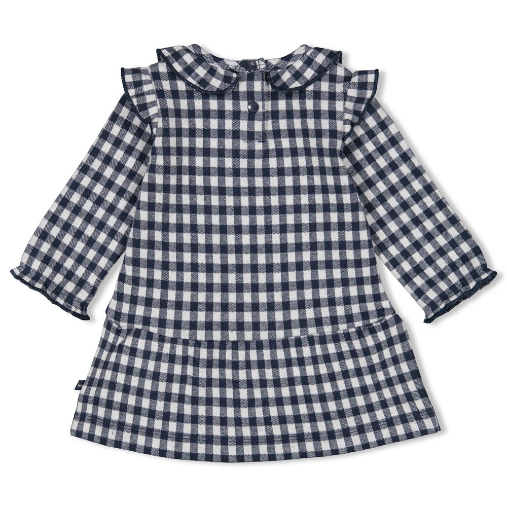 Geruite jurk - Let Love Grow