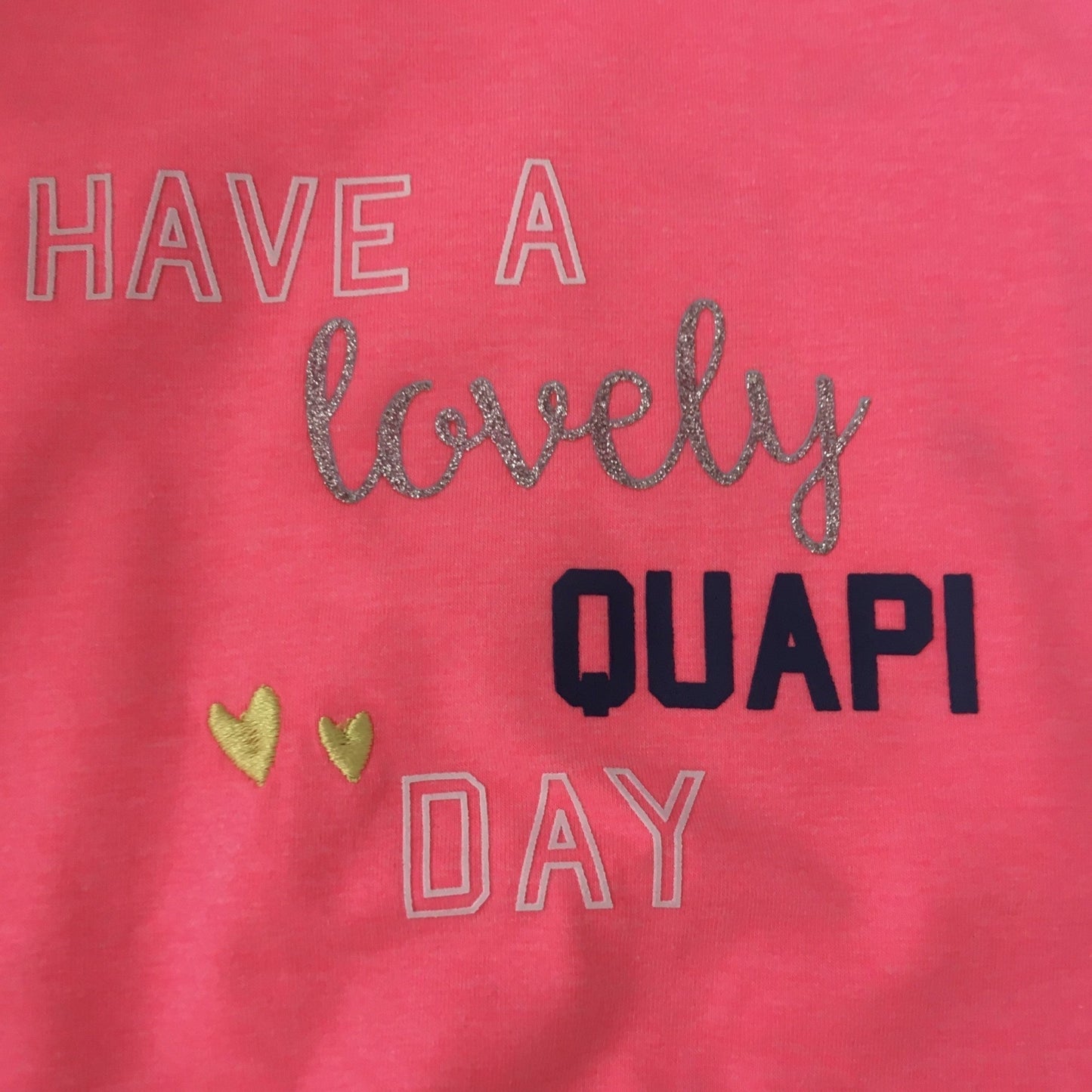 Quapi Jurkje Lovely Day Roze – Meisjes Sweatjurk
