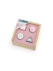 Label Label Houten Vormenstoof Roze – Shape Sorting Box | Outlet