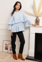 Blouse Adalia Lichtblauw