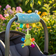 Car seat handle cushion and hanging toy — Car Seat Lifestyle | Generated by Modelize