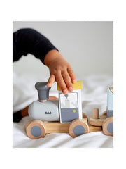 Tryco Houten Dierentrein met Blokken – Animal Train | Outlet