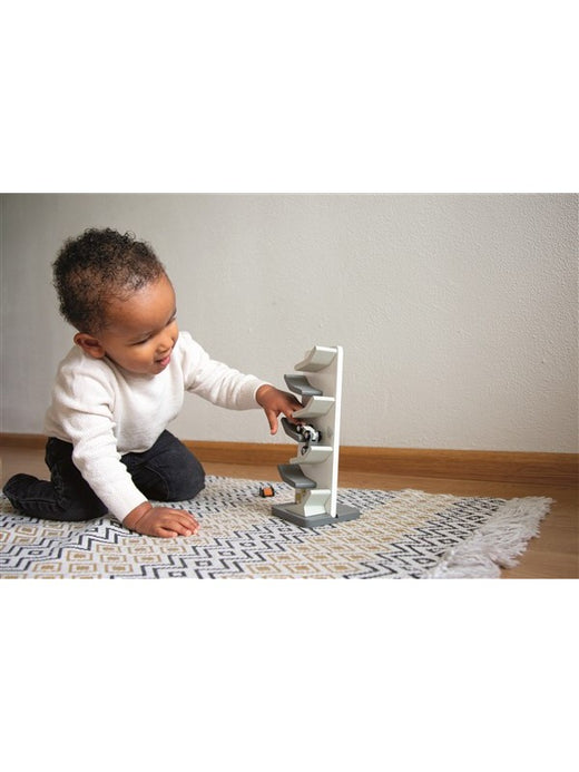 Tryco Houten Zigzag Autobaan met 3 Auto’s – Outlet